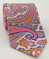 맥클레스필드 모던 마더 프린트 실크 타이 MMPT-97